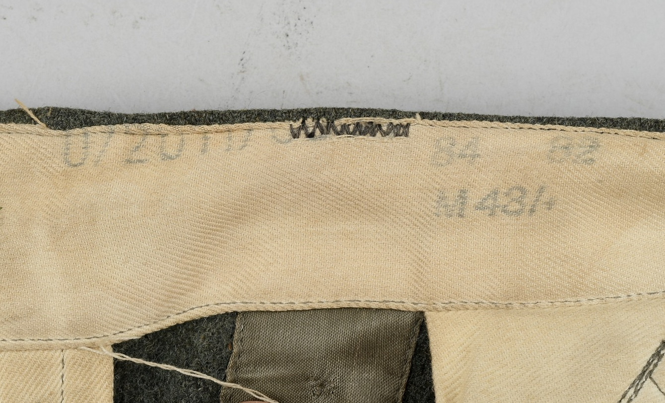 Heer / Waffen-SS Later War Issue Breeches - Military Antiques