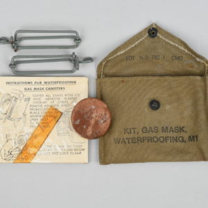 US WWII Complete Gas Mask Waterproofing M1 Kit