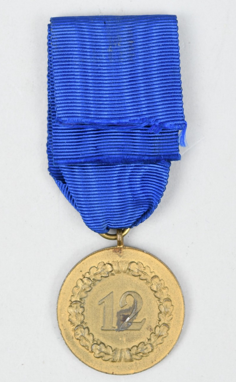 Heer 12 Year Long Service Medal Military Antiques