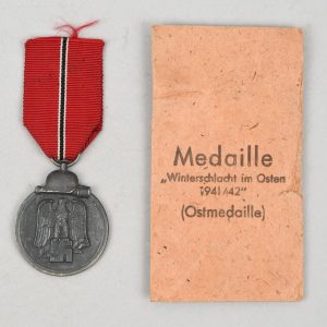 East Front Medal 1941 - 1942 And Envelope of Issue