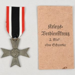 War Merit Cross, 2'class With-Out Swords, With Paper Envelope of Issue