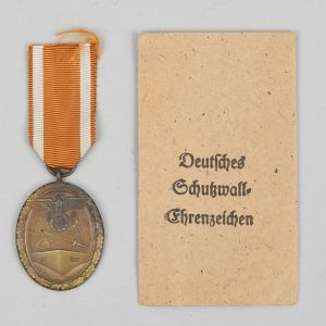 West Wall Medal with Paper Envelope of Issue