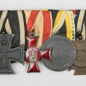 Germany WWI Four Place Medal Bar