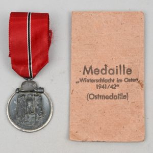 East Front Medal 1941 - 1942 With Issue Evelope