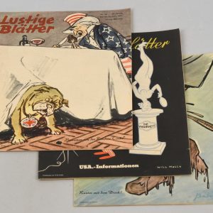 3 x German WWII Humor Magazine “Lustige Blätter” November 1943