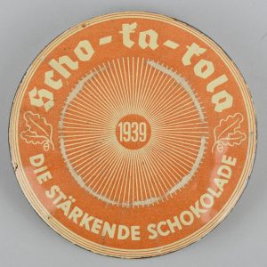 Wehrmacht-Packung 1939 Scho-ka-kola Chocolate Container 