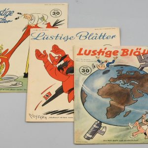 3 x German WWII Humor Magazine “Lustige Blätter” December 1942