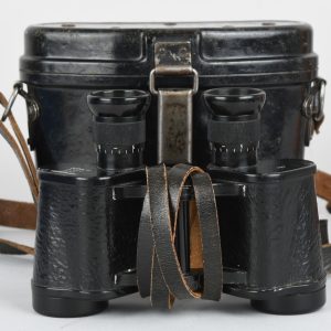 German WWII Service Binoculars 6x30 in Bakelite Case